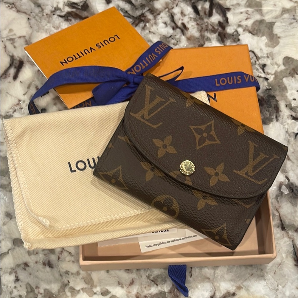 Louis Vuitton Monogram Rosalie Coin Purse Rose Ballerine